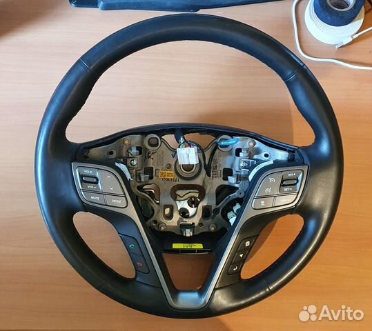 Руль чёрный Hyundai Santa Fee III DM Руль чёрный Hyundai Santa Fee III DM