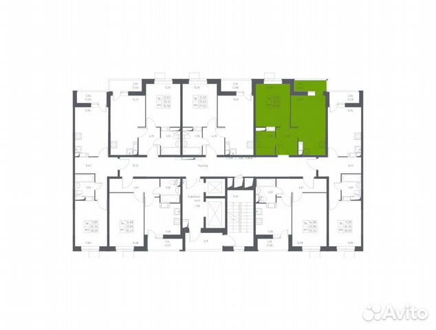 1-к квартира, 36.6 м², 10/17 эт. 1-к квартира, 36.6 м², 10/17 эт.