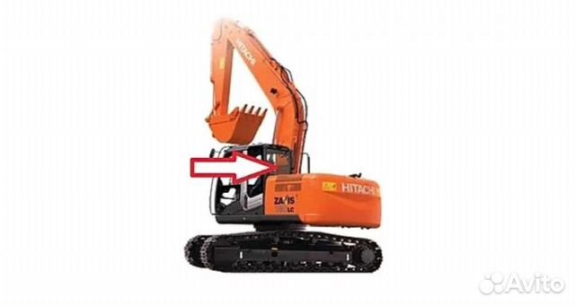 Стекло заднее на экскаватор Hitachi ZX 180-470 LC Стекло заднее на экскаватор Hitachi ZX 180-470 LC
