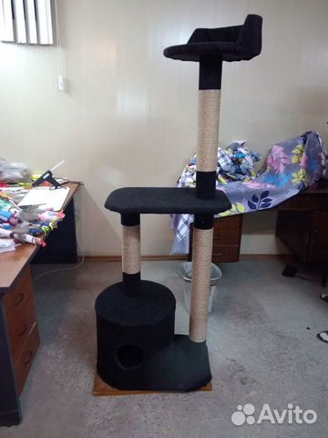 Когтеточка дом для кошек игровая зона хобби