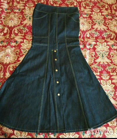 Юбка джинсовая