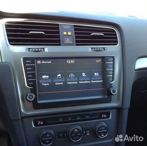 Штатная магнитола incar CHR-8612 для VW Golf VII Штатная магнитола incar CHR-8612 для VW Golf VII
