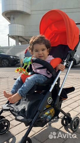 Коляска почти новая babyton mini