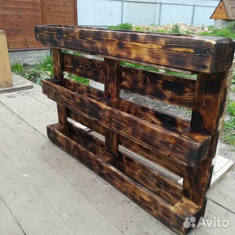 Грядка (клумба) из паллет (поддонов)