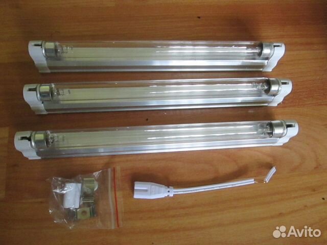 Лампа бактерицидная ультрафиолетовая кварцевая 6вт