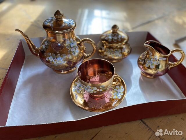 Сервиз чайный Богемия (Богемское стекло)