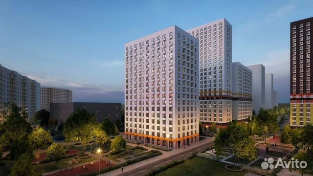 1-к квартира, 33.5 м², 24/25 эт.