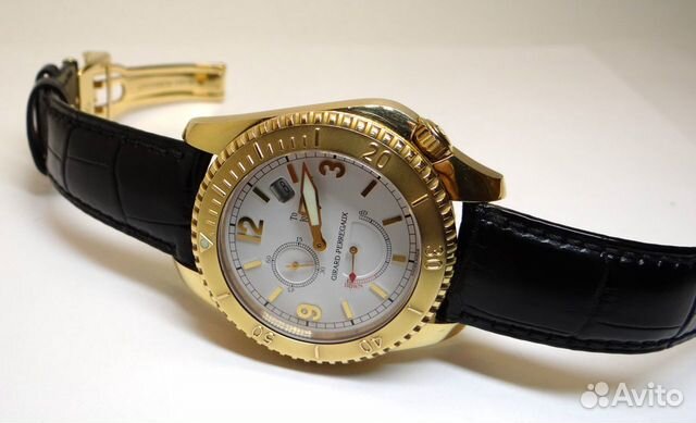 Золотые часы Girard Perregaux Sea Hawk II оригинал Золотые часы Girard Perregaux Sea Hawk II оригинал