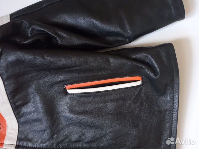 Кожаная куртка Harley Davidson 7-8 лет