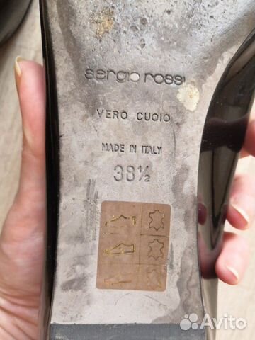 Балетки лодочки Sergio Rossi кожа 38 оригинал Балетки лодочки Sergio Rossi кожа 38 оригинал