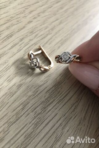 Золотые серьги Miracle Золотые серьги Miracle