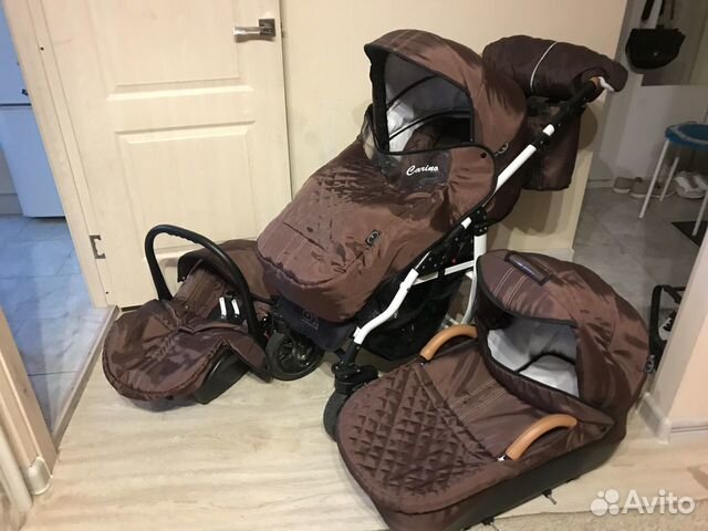 Продам коляску DPG Carino 3в1, цвет коричневый Продам коляску DPG Carino 3в1, цвет коричневый