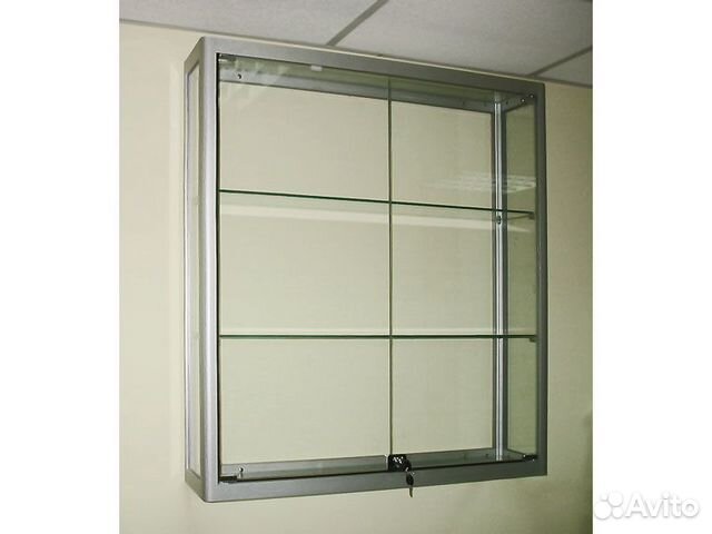 Навесная витрина из алюминиевого профиля