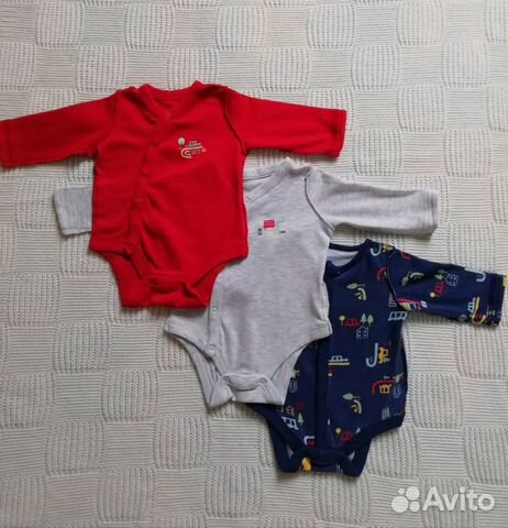 Комплект боди mothercare (3шт) 56 размер Комплект боди mothercare (3шт) 56 размер