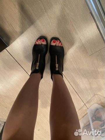 Кожаные ботильоны Кожаные ботильоны