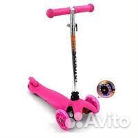 Новый самокат, светящиеся колёса
