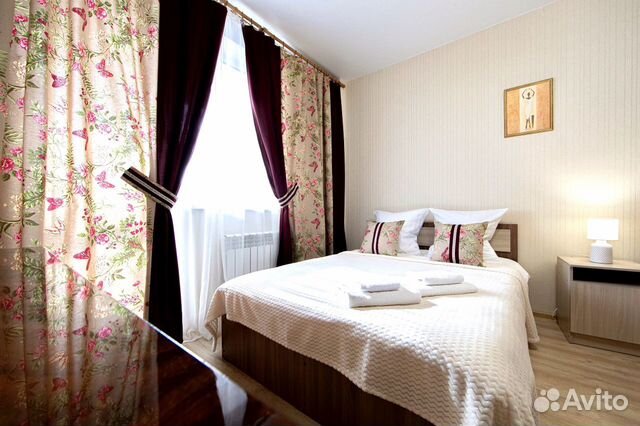 

1-к. квартира, 42 м², 2 кровати