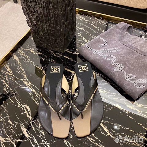 Шлёпанцы Chanel босоножки сабо сандали шлёпки