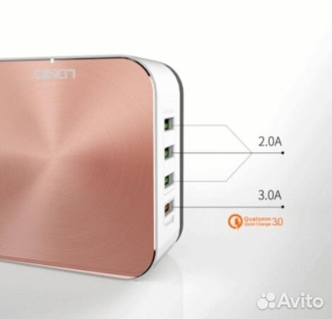 Сетевое зарядное устройство - 8 USB Сетевое зарядное устройство - 8 USB
