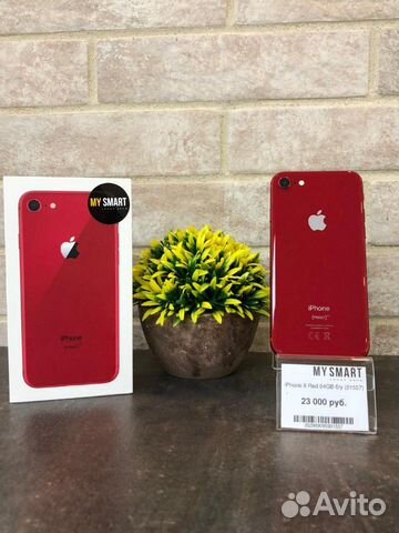 iPhone 8 Red 64Gb отличный