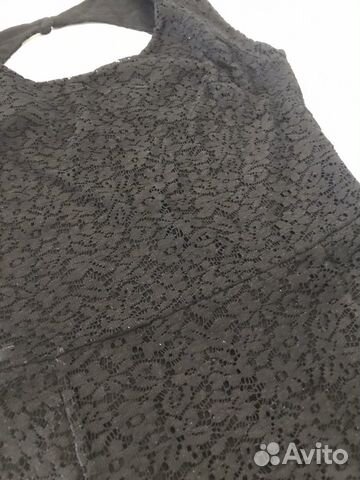Чёрное мини-платье pull and bear XS