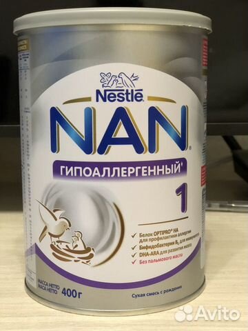 Нан га 1 (гипоаллергенная смесь) Нан га 1 (гипоаллергенная смесь)