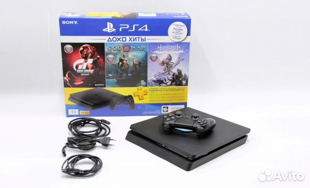 PS4 Slim 1TB В коробке