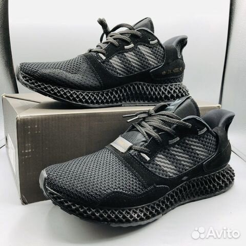 Кроссовки Adidas ZX 4000 4D черные Кроссовки Adidas ZX 4000 4D черные