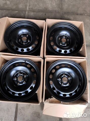 Диски новые штампованные R16 C на Skoda VW