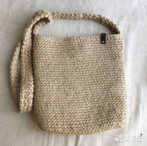 Сумка новая из джута кросс боди Сумка новая из джута кросс боди