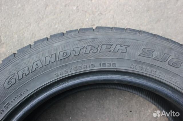 Шина бу 245-55-19 Dunlop Grandtrek SJ6 Шина бу 245-55-19 Dunlop Grandtrek SJ6
