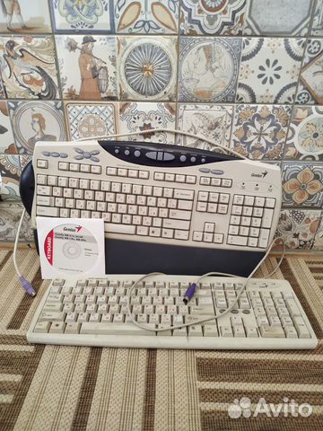Клавиатуры Genius K627, KB19e и мышка Logitech