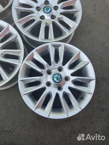 Диски бу литые R15 на Skoda Диски бу литые R15 на Skoda