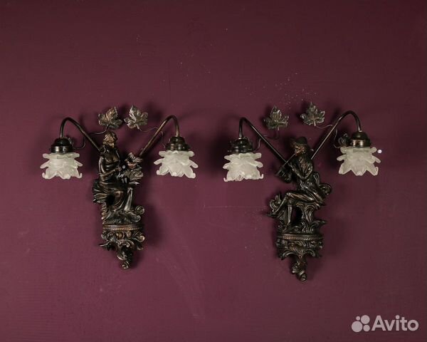 Пара старинных бра Пара старинных бра