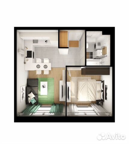 1-к квартира, 39.4 м², 8/11 эт.