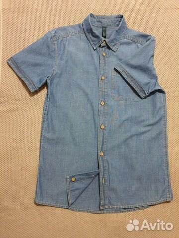 Рубашка benetton для мальчика 12-14 лет