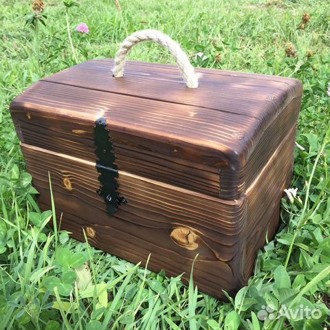 Сундук деревянный