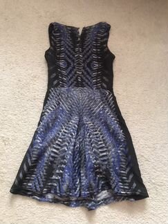 Платье с шелком turnover