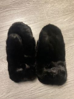 Варежки из норки