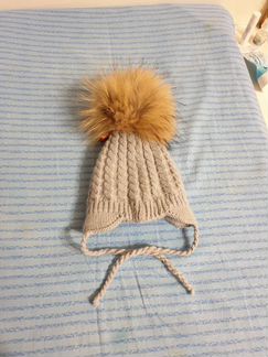 Детская шапка теплая осень - зима - весна