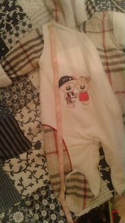 Комбинезон 74 р. как новый + шапочка