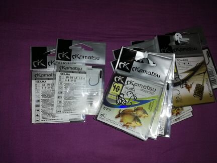 Крючки на карпа, карася Katana и Kamatsu