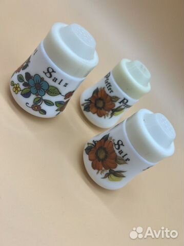 Набор винтажных солонок из 3 шт