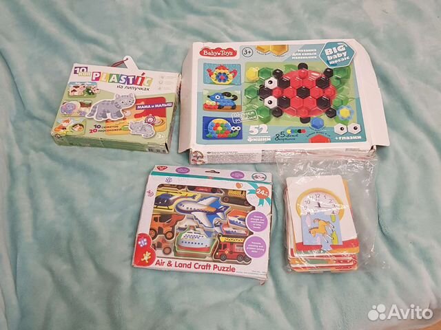 Развивающие игрушки пакетом