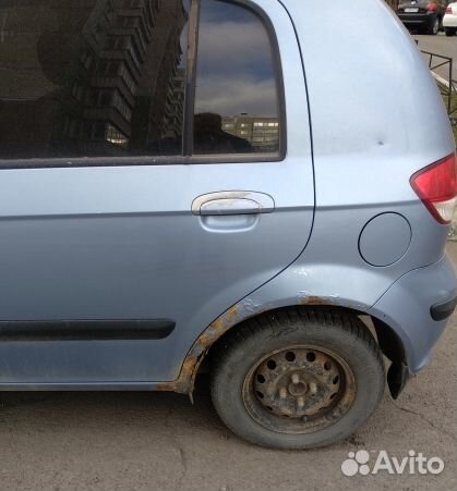 Hyundai Getz 1.3 AT, 2004, битый, 172 000 км