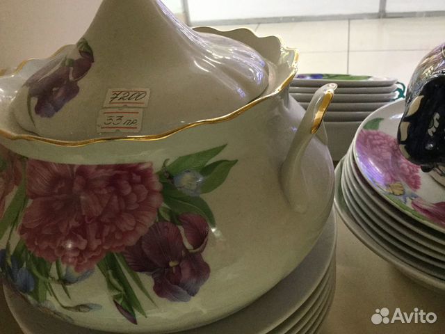 Сервиз столовый чайный кофейный фарфор СССР