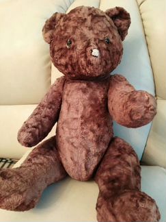 Мишка игрушка СССР 1940 г опилки советский медведь