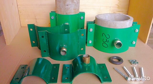 Хомут для врезки в уличный водопровод купить в Ленинградской | Товары ...