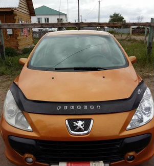 Ветровики, Дефлектор капота Peugeot 308 2007