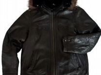 Кожаная куртка мужская зимняя р. 50 52 натуральная